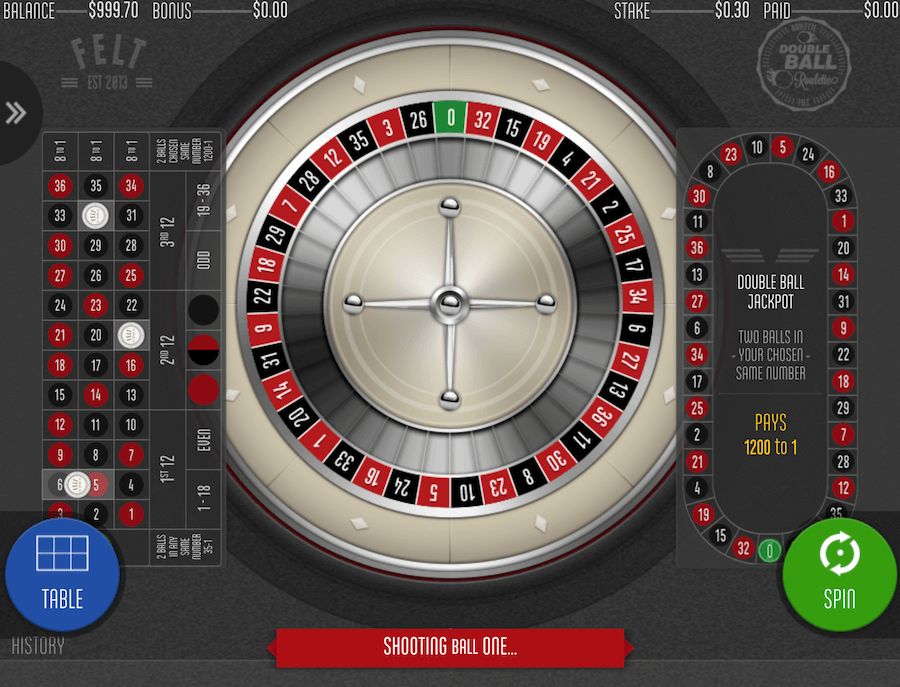 한국 온라인 카지노 더블 볼 룰렛 Felt Gaming Double ball roulette